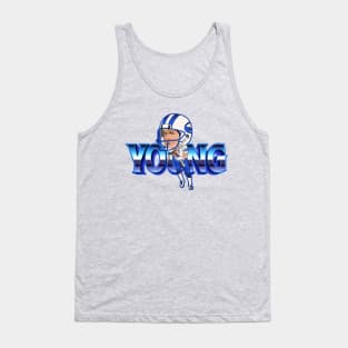 Steve Young - 90s Sports Style Caricature Design Tank Top